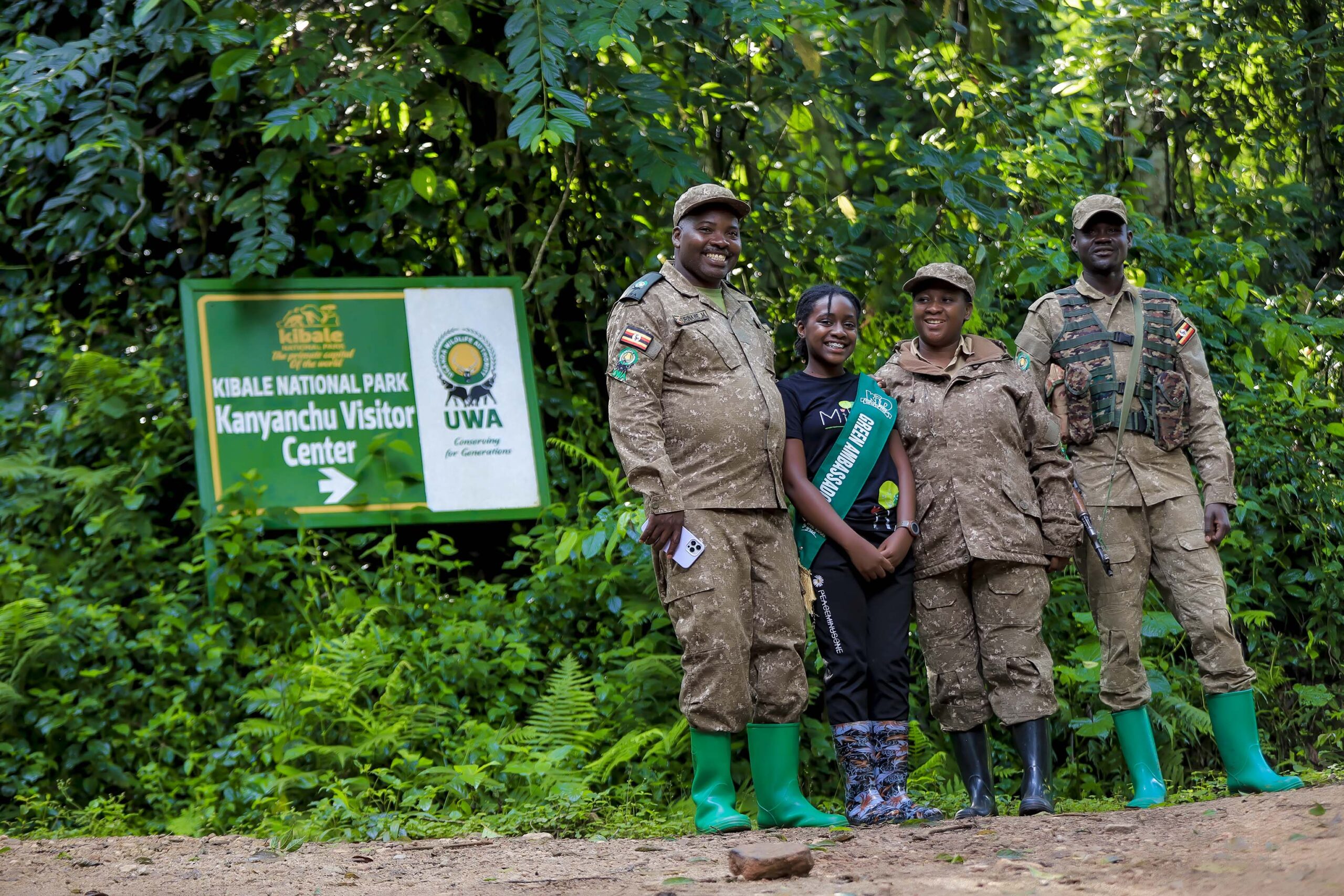 Little Rock Safaris Hosts Talia Birungi Kandole- Little Miss Wildlife 2024 and family on an unforgettable Chimpanzee trekking Adventure in Kibale Forest National Park